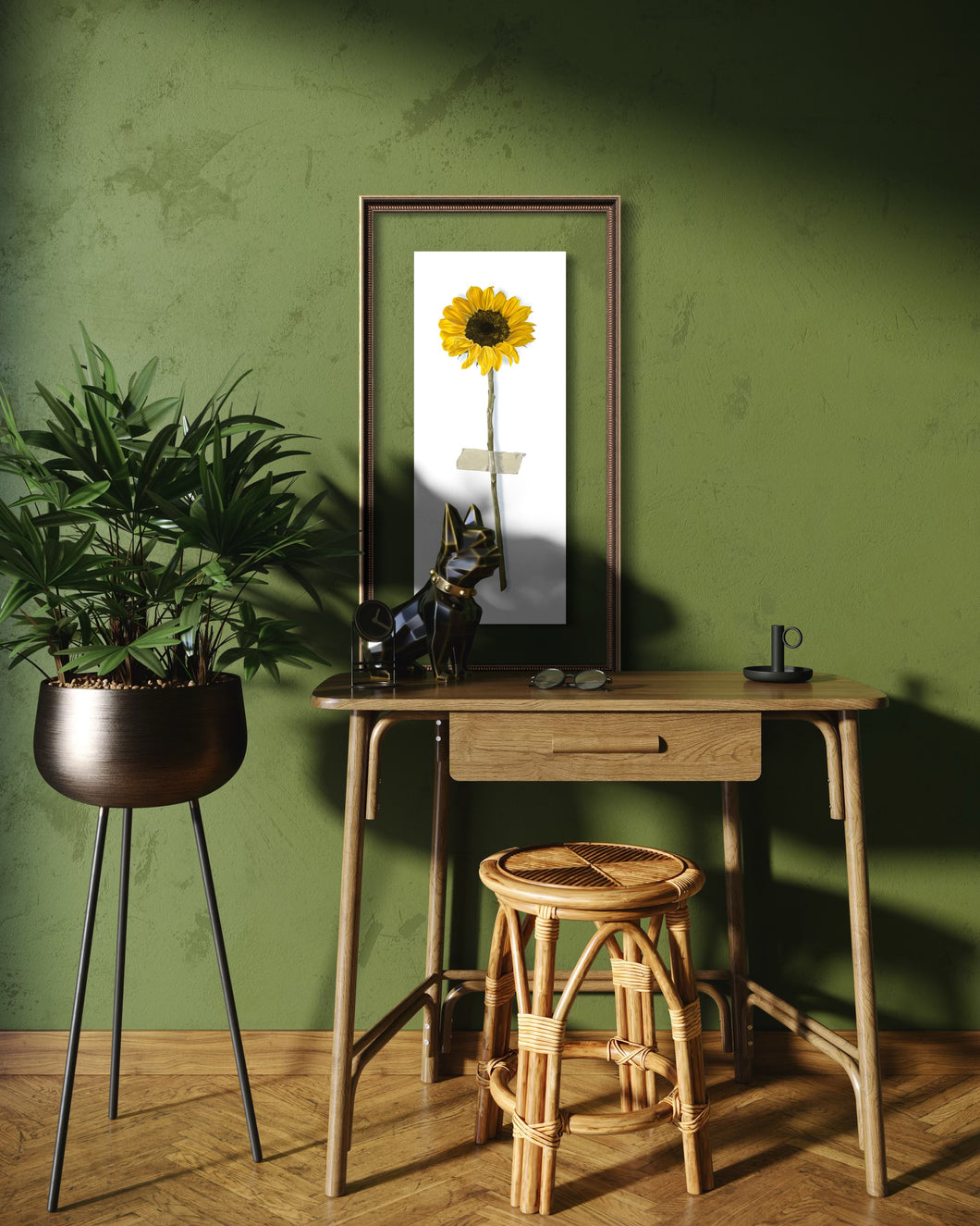 Sunflower print (personalized)